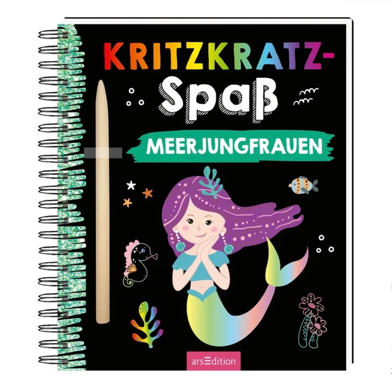 arsEdition Kritzkratz-Spaß Meerjungfrauen