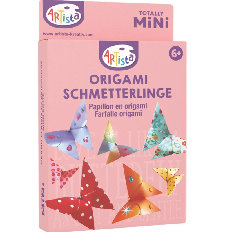 Mini Bastelset Origami Schmetterlinge