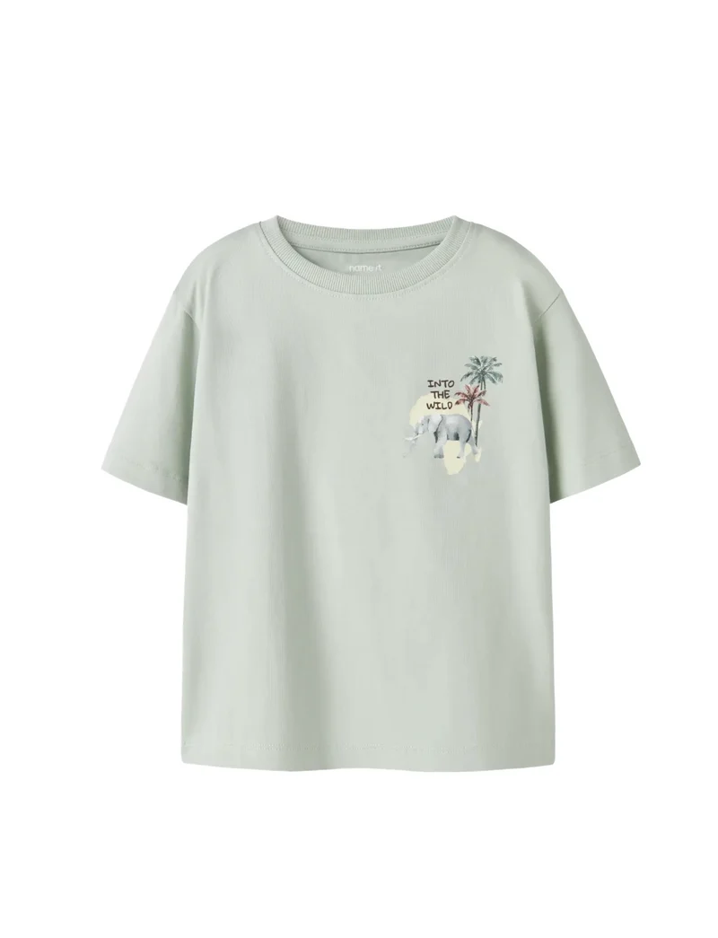 name it T-Shirt Safari (nmmhugo) Pale Aqua