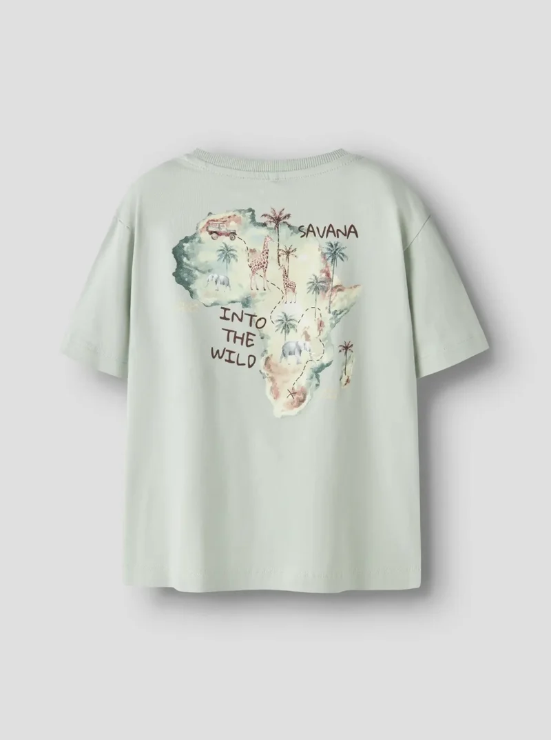 name it T-Shirt Safari (nmmhugo) Pale Aqua