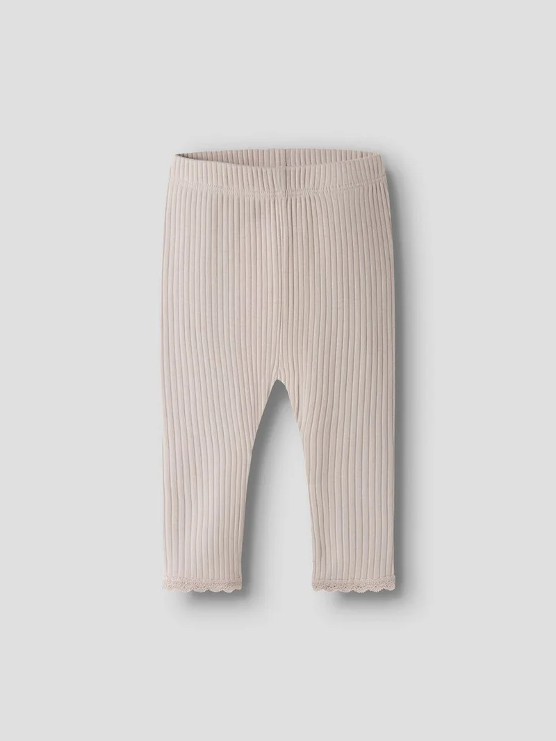 name it Baby Leggings (nbfhallie) Chateau Gray