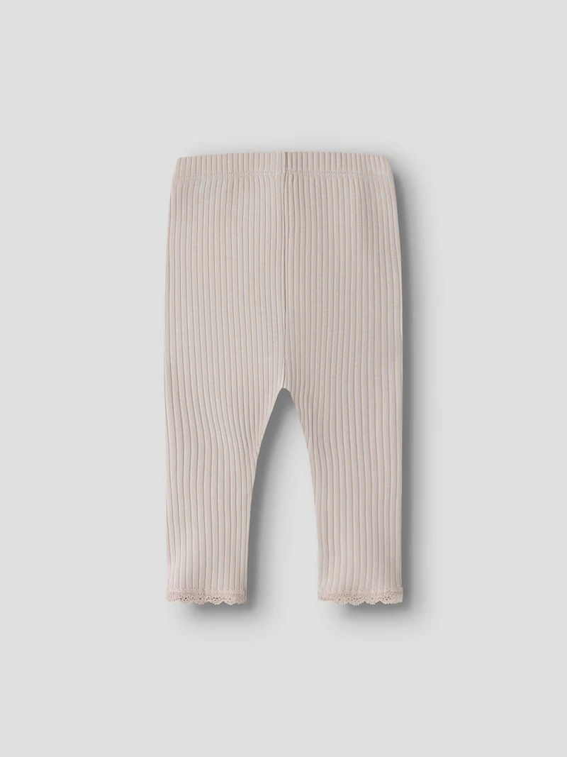 name it Baby Leggings (nbfhallie) Chateau Gray