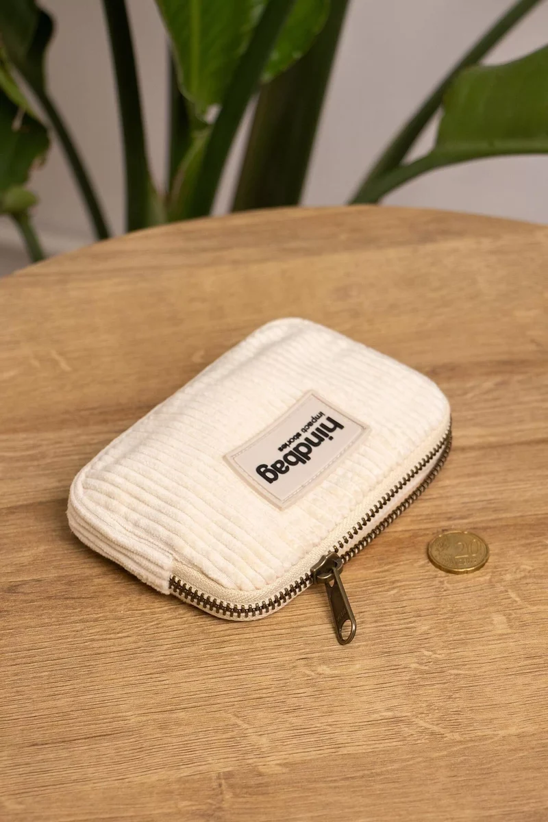 hindbag Geldbeutel Lili Velours Beige