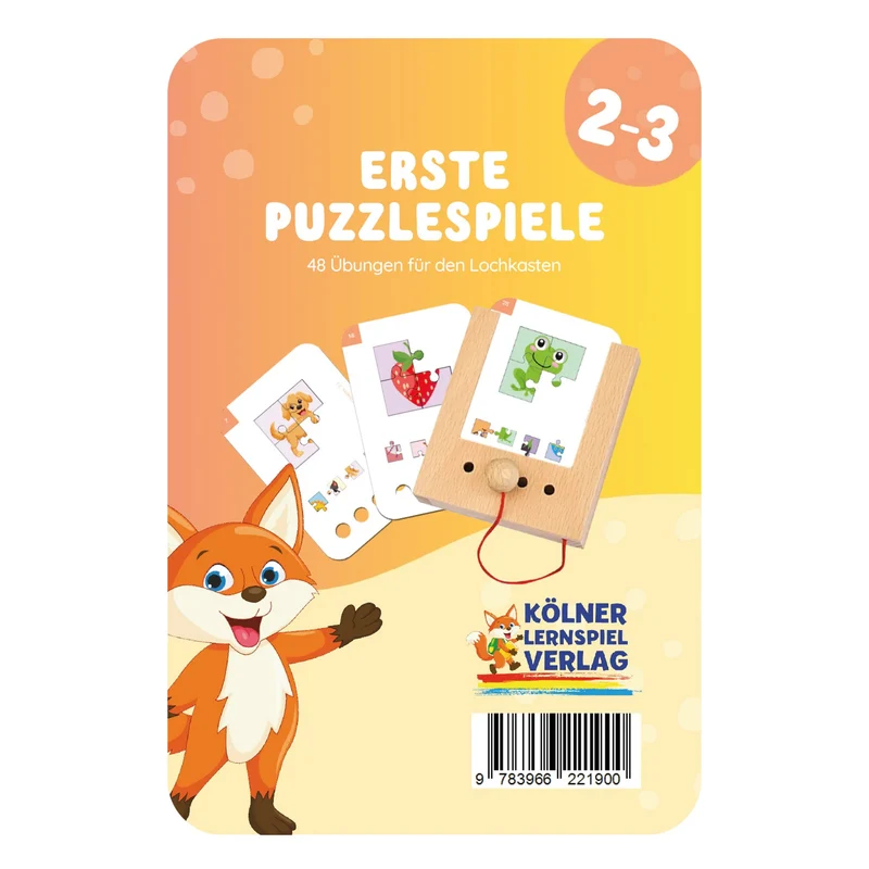 Erste Puzzlespiele 2-3 Jahre - Übungen für den Lochkasten