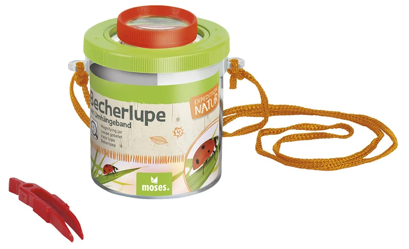 moses Expedition Natur Becherlupe mit Band