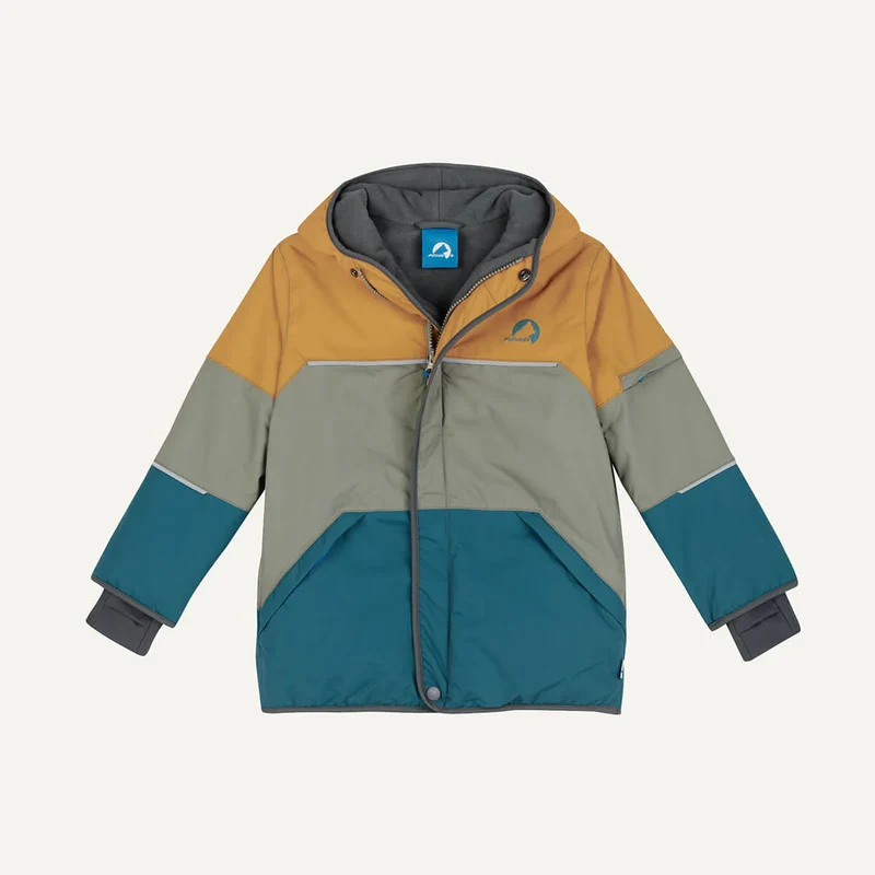 Finkid Winterjacke TAIKA SNOW sunflower/dark sage