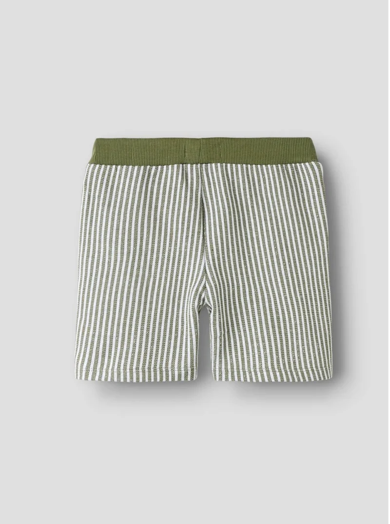 name it gestreifte Shorts (nmmhans) grün