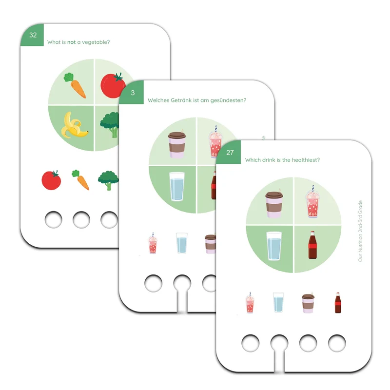 Unsere Ernährung: 2.-3. Klasse - Übungen für den Lochkasten