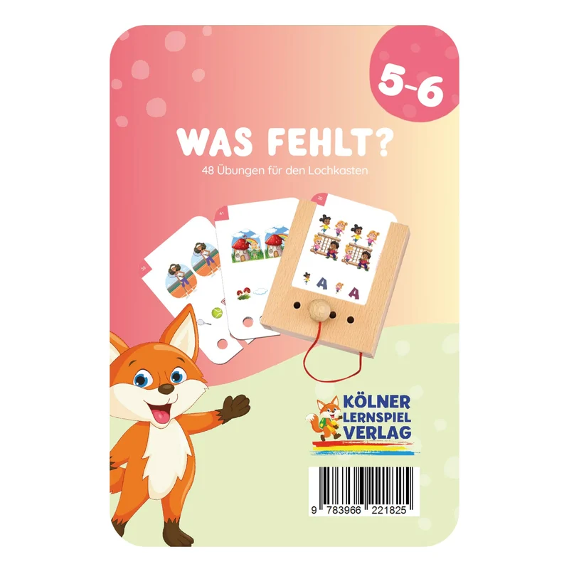 Was fehlt? Unterschiede erkennen 5-6 Jahre - Übungen für den Lochkasten