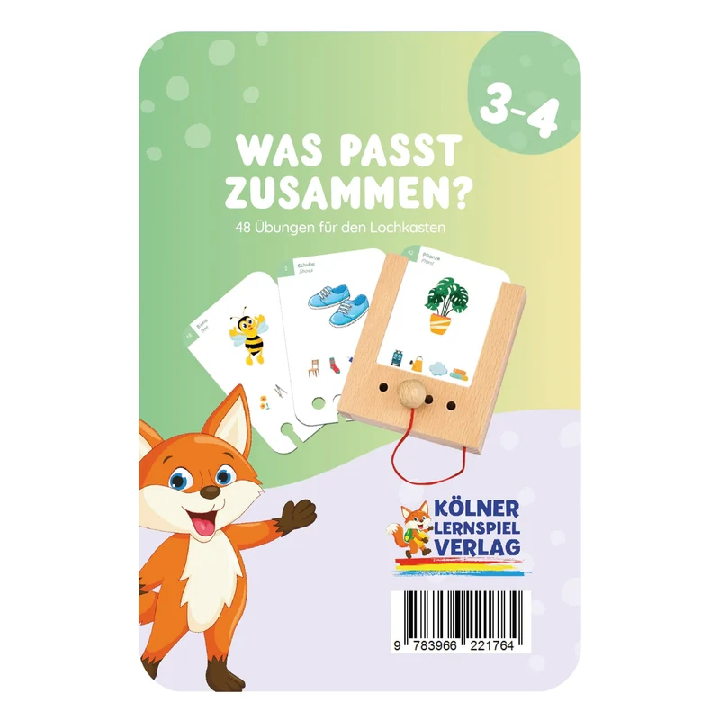 Was passt zusammen? - Übungen für den Lochkasten - 3-4