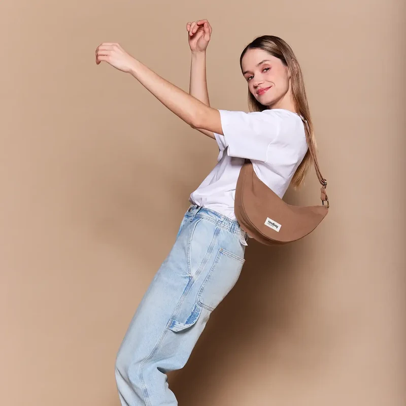 hindbag Andrea Velour Cannelle