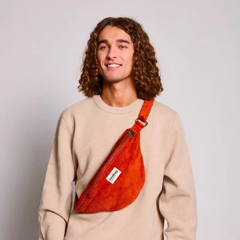 hindbag Sasha Velours brique