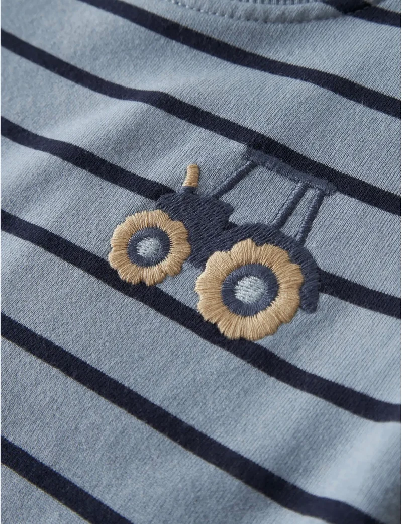 name it Baby Sweatshirt (nbmlarsbo) Ashley Blue