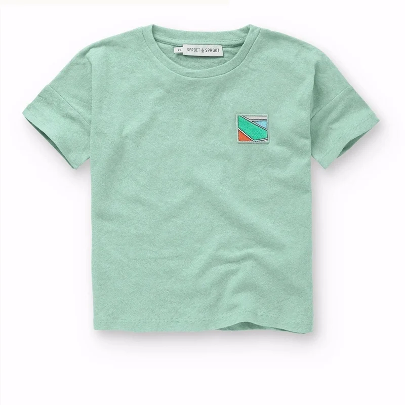 Sproet & Sprout T-Shirt aus Leinen grün