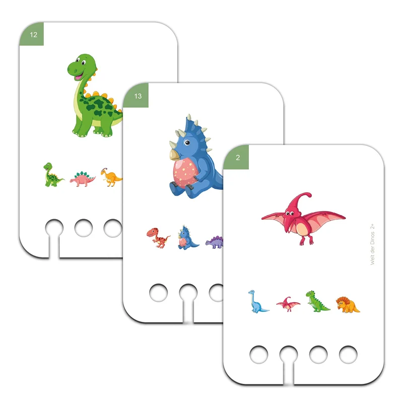 Erste Übungen für den Lochkasten - Welt der Dinos