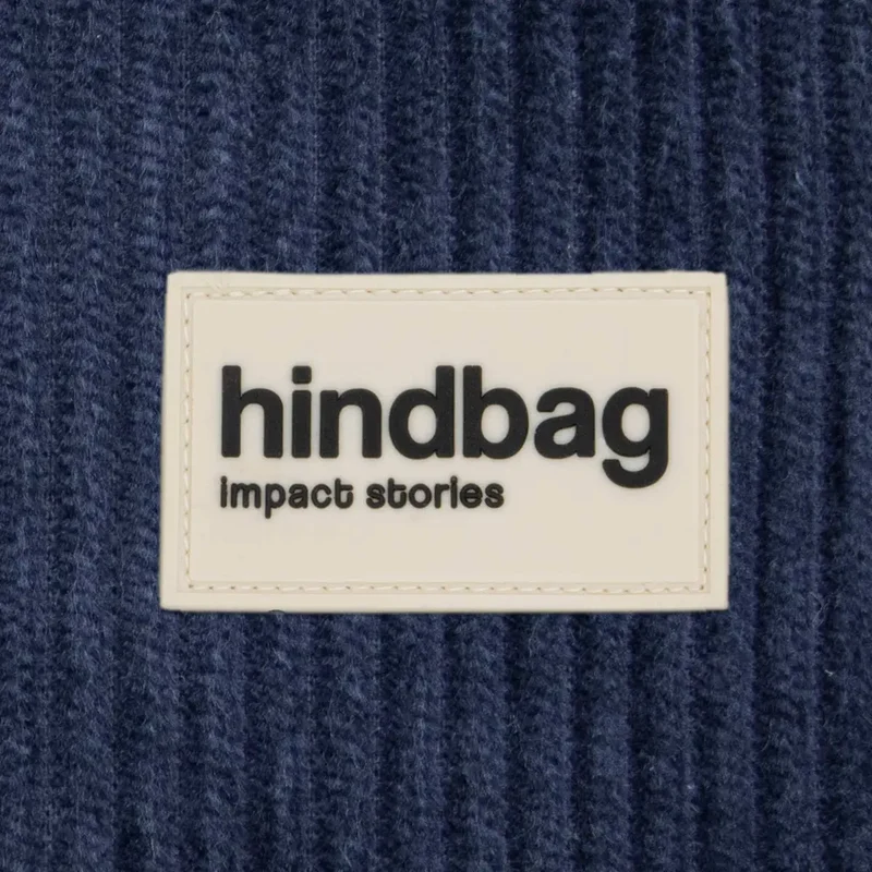 hindbag Geldbeutel Lili Velours Marine