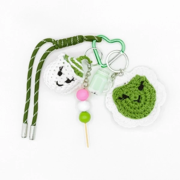 La petite épicerie Häkelset- Anhänger Matcha Club