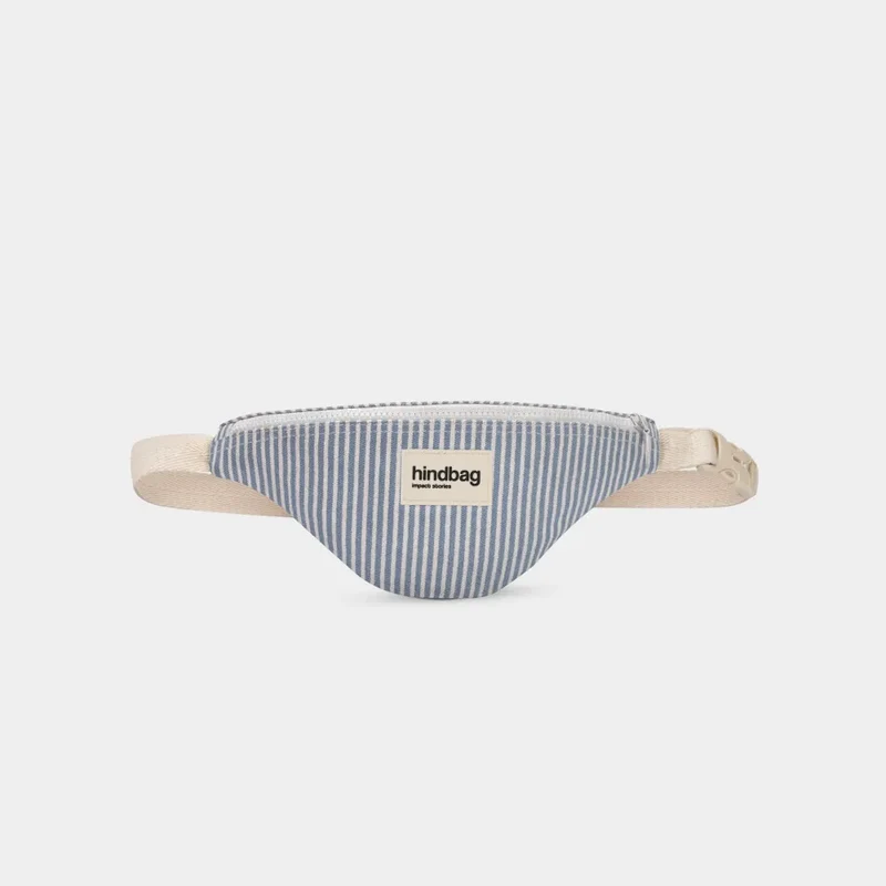 hindbag Bauchtasche Augustin blau gestreift