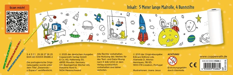 Coppenrath Meine erste Malrolle Sterne & Planeten