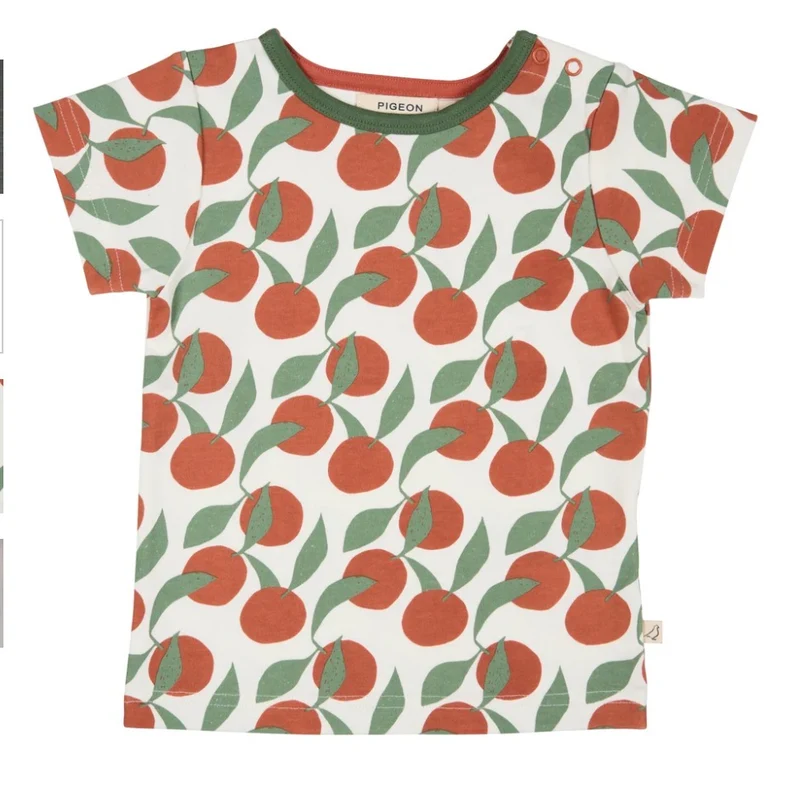 Pigeon T-Shirt Oranges