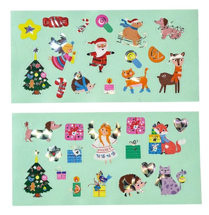 moses Sticker von der Rolle Weihnachtsfreunde