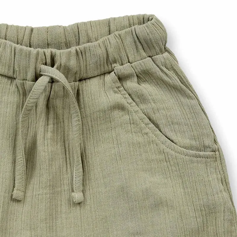 Sense Organics Kinderhose Loki salbeigrün