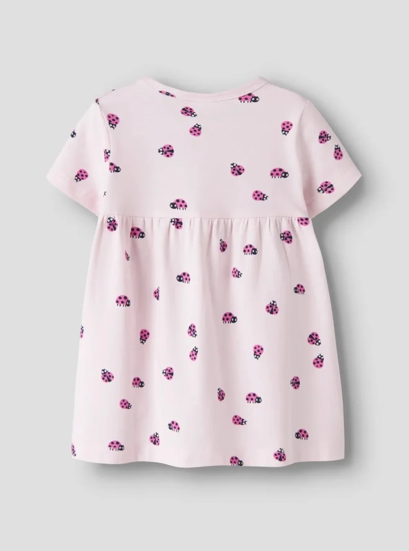 name it Kurzarmkleid Rosa mit Marienkäfern ( nbfvandora)