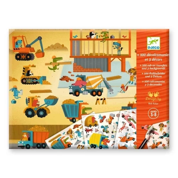 Djeco Rubbelbilder Asphalt