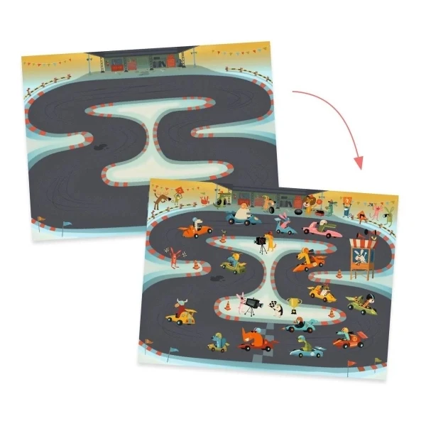 Djeco Rubbelbilder Asphalt