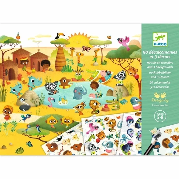 Djeco Rubbelbilder Wetterzonen