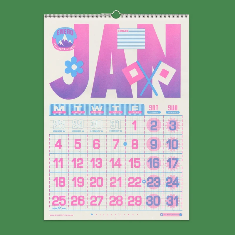 Year of the Goat Wall Calendar 2027