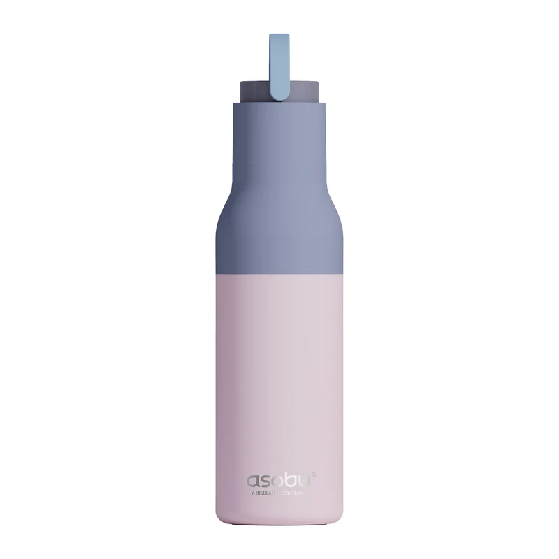 asobu isolierte Trinkflasche Pastel Pink