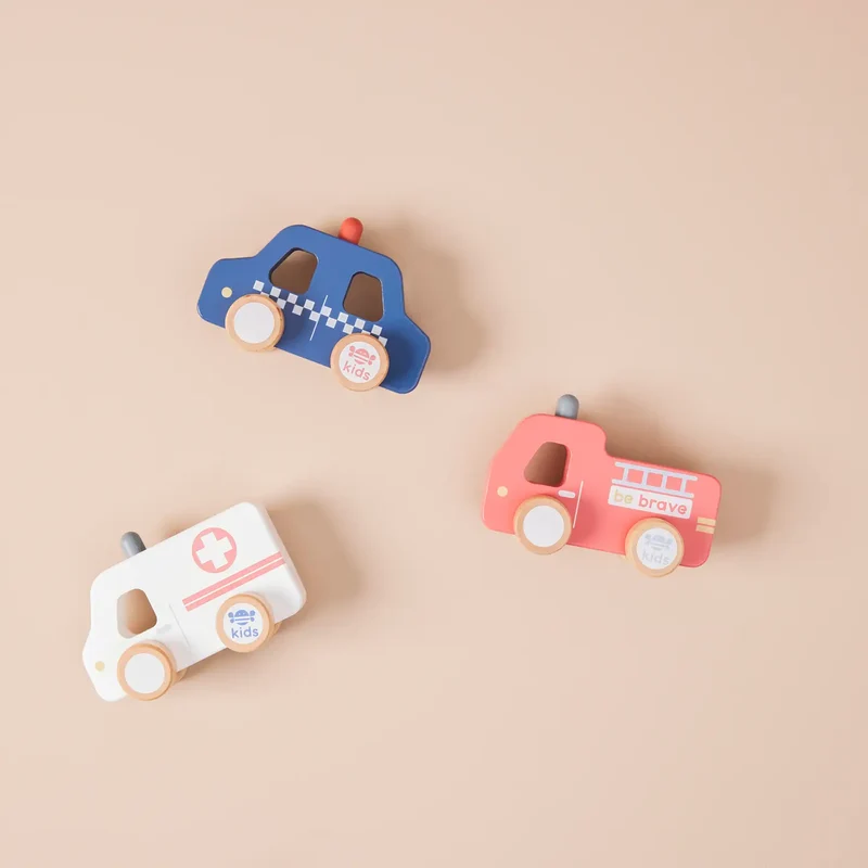 just bee kids Rettungsfahrzeuge aus Holz