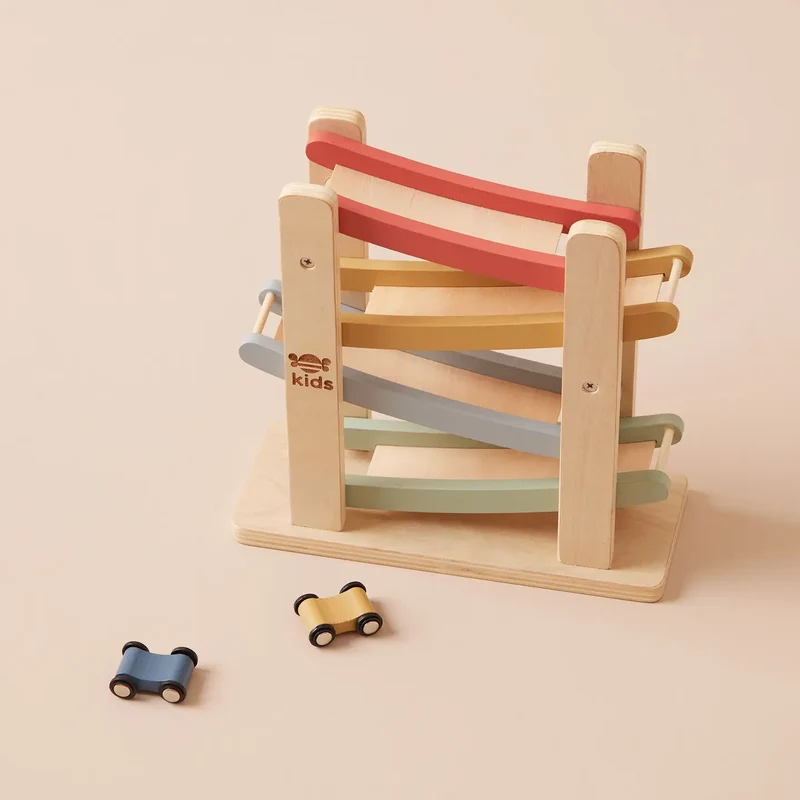 just bee kids Auto-Rampen-Spielzeug aus Holz