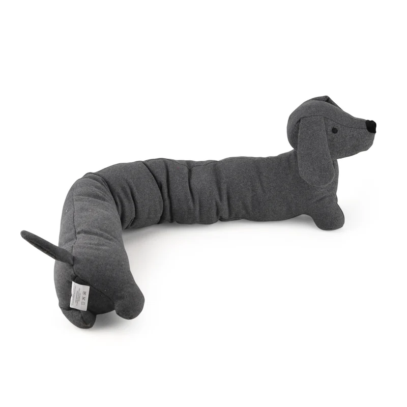 LIVMORE Türstopper mit Klemmschutz und Türschutz, Dunkelgrau