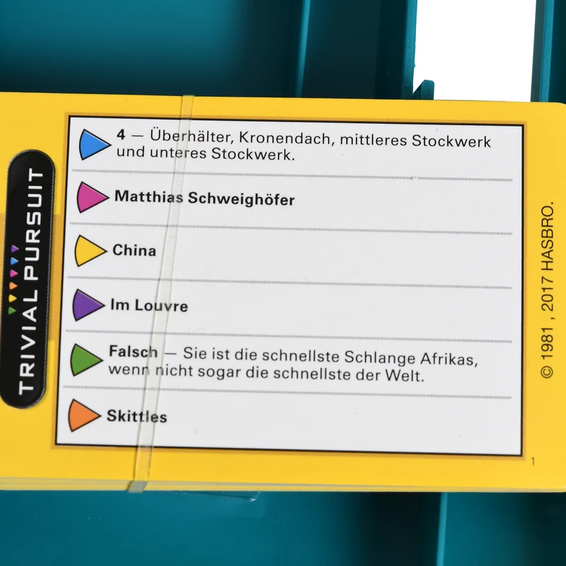 Hasbro - Trivial Pursuit Familienedition, Reiseedition
