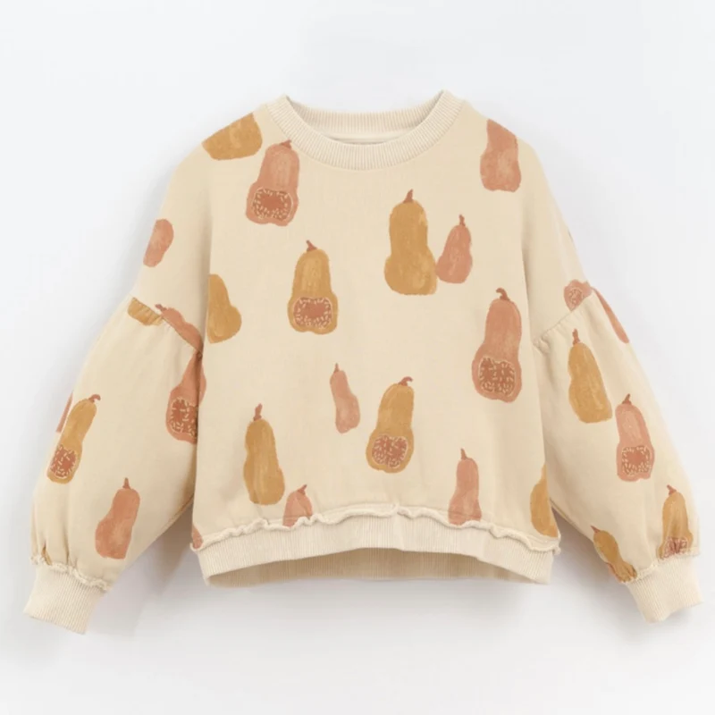 Play Up Fleece Sweat Kürbis apricot chickpea