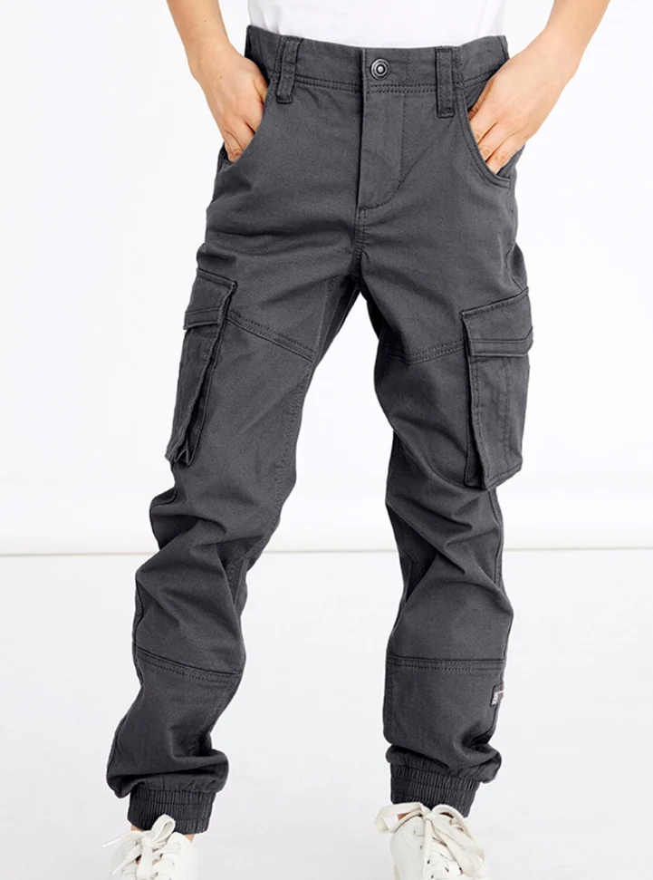 name it Cargohose (nitbamgo) Grey Pinstripe