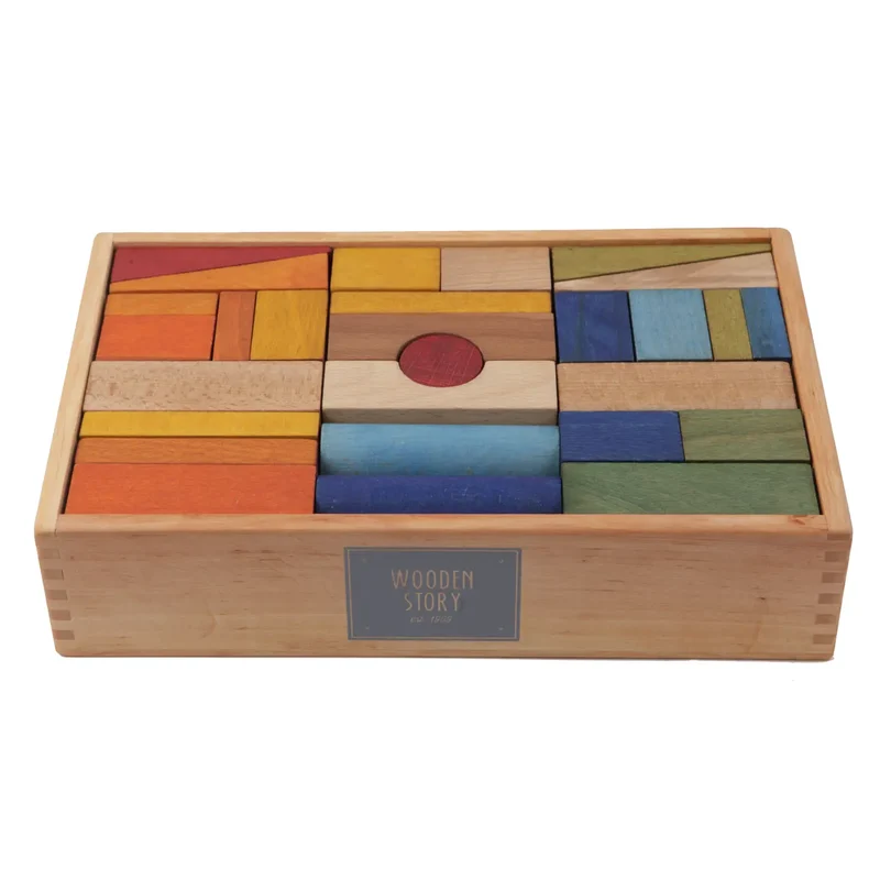 Wooden Story Regenbogen Holzklötze