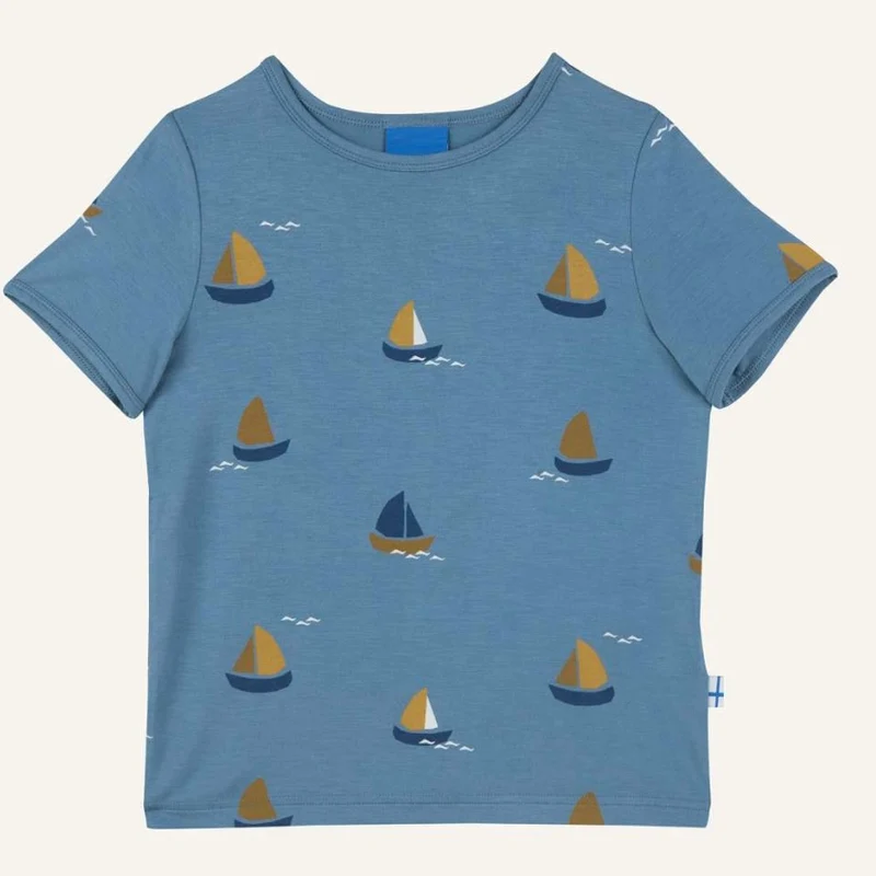Finkid T-Shirt Ilta Sun bluestone