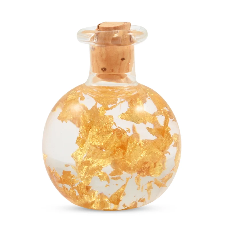SEHR SELTENER TUCSON FIND - handgefertigt aus Italien 916 Gold in Glasflasche