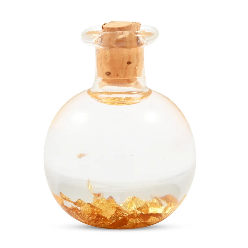 SEHR SELTENER TUCSON FIND - handgefertigt aus Italien 916 Gold in Glasflasche