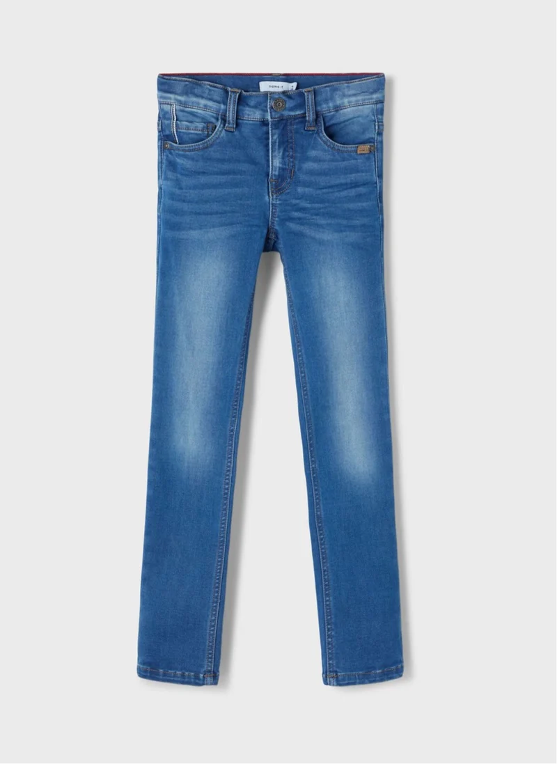 name it Jeans mittelblau (nkmtheo)
