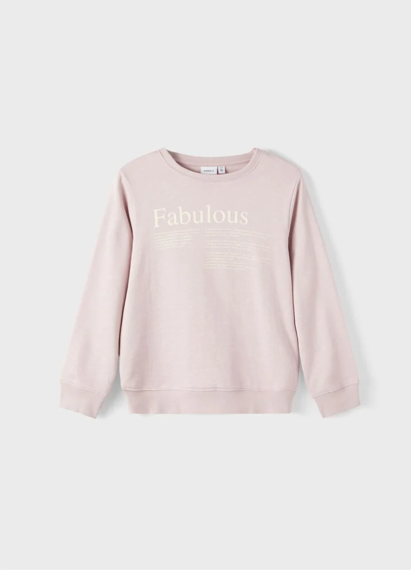 name it Sweatshirt rosa (nkfklea)