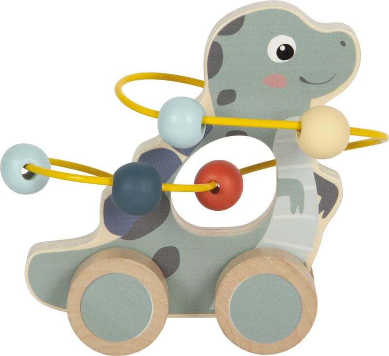 small foot Schiebetier mit Motorikschleife Dino