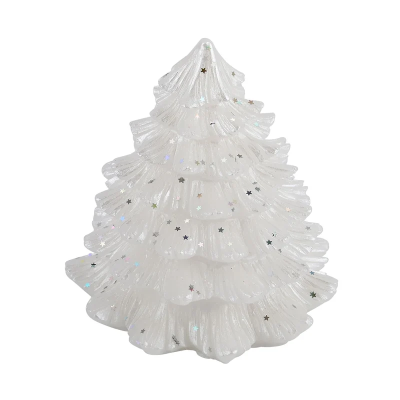 LED Kerze 13.5x15cm mit warmes Licht