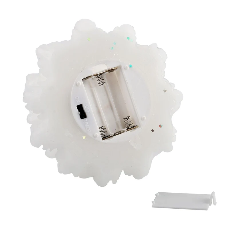 LED Kerze 13.5x15cm mit warmes Licht