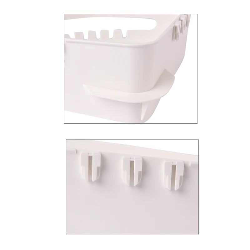 Dreieckiger Eckschrank, Größe 25,5x25,5x10,5 cm, Weiß