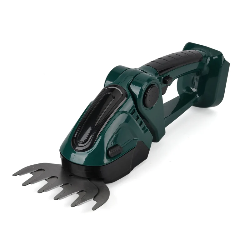 Akku Gras und Strauchschere, 2 in 1 Gartenschneider, 6000 mAh, 390 W, Gelb