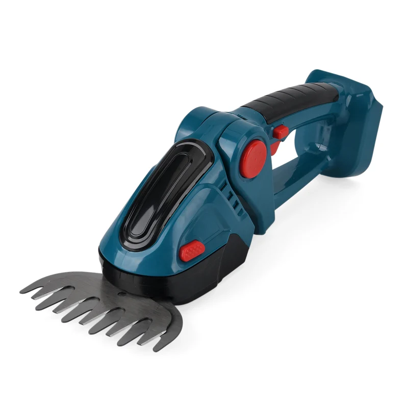 Akku Gras und Strauchschere, 2 in 1 Gartenschneider, 6000 mAh, 390 W, Gelb